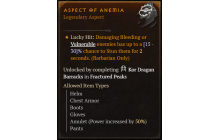 Aspect of Anemia [Max Roll]