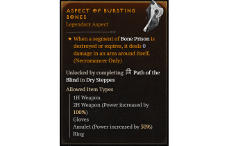 Aspect of Bursting Bones [Max Roll]