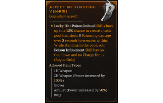 Aspect of Bursting Venoms [Max Roll]