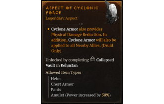 Aspect of Cyclonic Force [Max Roll]