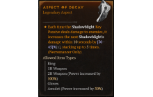 Aspect of Decay [Max Roll]