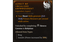 Aspect of Vocalized Empowerment [Max Roll]