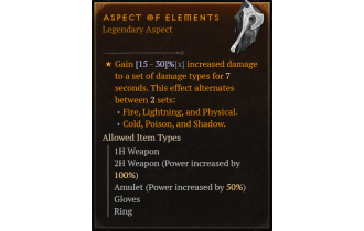 Aspect of Elements [Max Roll]