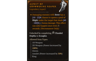 Aspect of Empowering Reaper [Max Roll]