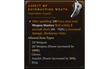 Aspect of Encroaching Wrath [Max Roll]