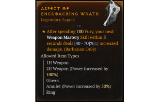 Aspect of Encroaching Wrath [Max Roll]