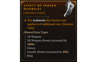 Aspect of Frozen Memories [Max Roll]