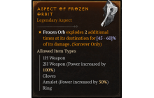 Aspect of Frozen Orbit [Max Roll]