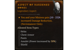 Aspect of Hardened Bones [Max Roll]