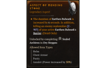 Aspect of Mending Stone [Max Roll]