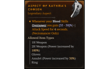 Aspect of Rathma's Chosen [Max Roll]