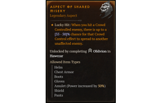 Aspect of Shared Misery [Max Roll]