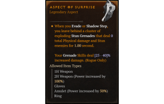 Aspect of Surprise [Max Roll]