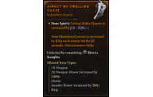 Aspect of Swelling Curse [Max Roll]