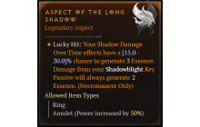 Aspect of the Long Shadow [Max Roll]