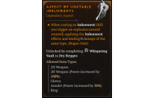 Aspect of Unstable Imbuements [Max Roll]