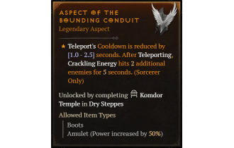 Aspect of the Bounding Conduit [Max Roll]