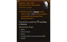 Aspect of the Deflecting Barrier [Max Roll]