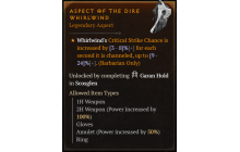 Aspect of the Dire Whirlwind [Max Roll]