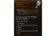 Aspect of the Tempest [Max Roll]