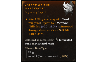 Aspect of the Unsatiated [Max Roll]