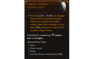 Cheat's Aspect [Max Roll]