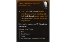 Enshrouding Aspect [Max Roll]