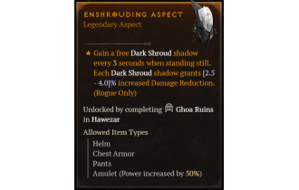 Enshrouding Aspect [Max Roll]