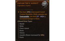 Exploiter's Aspect [Max Roll]