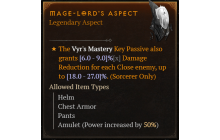 Mage-Lord's Aspect [Max Roll]