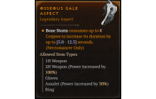 Osseous Gale Aspect [Max Roll]