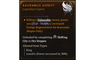 Ravenous Aspect [Max Roll]