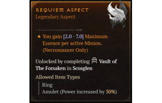 Requiem Aspect [Max Roll]