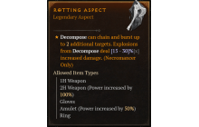 Rotting Aspect [Max Roll]