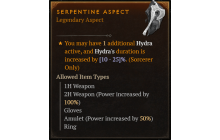 Serpentine Aspect [Max Roll]