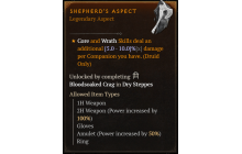 Shepherd's Aspect [Max Roll]