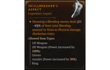 Skullbreaker's Aspect [Max Roll]