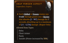 Snap Frozen Aspect [Max Roll]