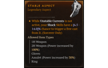 Stable Aspect [Max Roll]