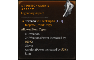 Stormchaser's Aspect [Max Roll]