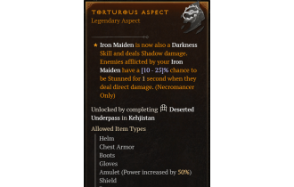 Torturous Aspect [Max Roll]