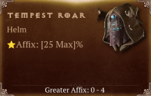 Tempest Roar [ ⭐️ Affix: MAX ROLL]