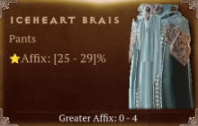 Iceheart Brais [ ⭐️ Affix: HIGH ROLL]