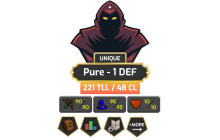 UNIQUE - Pure - 1 DEF | TTL: 221 | CL: 48 [90 RAN | 95 MAGE | 10 HP + MORE!]