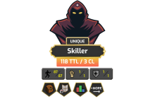 UNIQUE - Skiller | TTL: 118 [87 AGIL | Lv3 Skiller + MORE!]