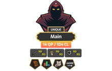 UNIQUE - Main | Starter | TTL: 548 | CL: 104 | QP: 14 [Ready for NMZ + MORE!]