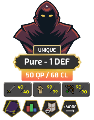 UNIQUE - Pure - 1 DEF | TTL: 901 | CL: 68 | QP: 50 [DT1 + MORE!]