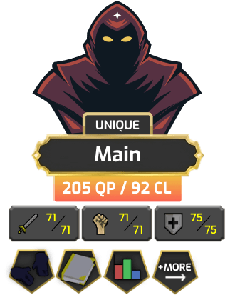 UNIQUE - Main | TTL: 1266 | CL: 92 | QP: 205 [DS2, Void, Rock Golem, MM1, Lunars + MORE!]