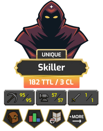 UNIQUE - Skiller | TTL: 182 | CL: 3 [Prospector Kit + MORE!]