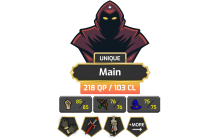 UNIQUE - Main | TTL: 1518 | CL: 103 | QP: 218 [ Piety, B gloves, Ava's, Dragon Defender, Graceful + MORE!]